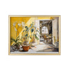 Interior Amarillo – cuadro decorativo con marco dorado | Studio MagArt