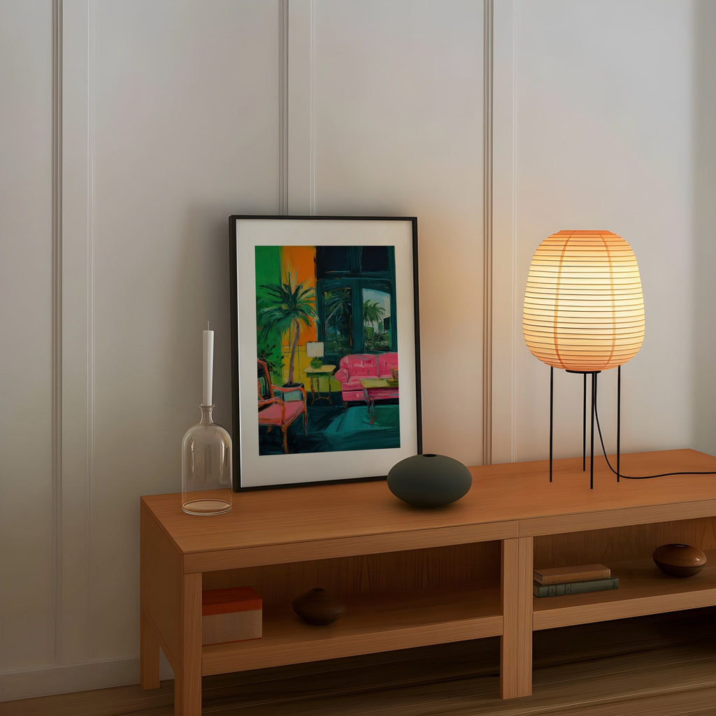 Interior Tropical cuadro decorativo para sala moderna | arte para hogar | Studio MagArt