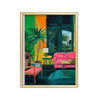 Interior Tropical cuadro decorativo para sala moderna | arte para hogar | Studio MagArt