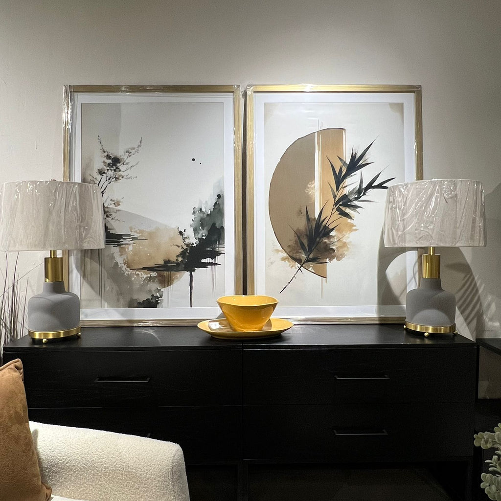Japandi cuadro decorativo para sala moderna | arte para hogar | Studio MagArt