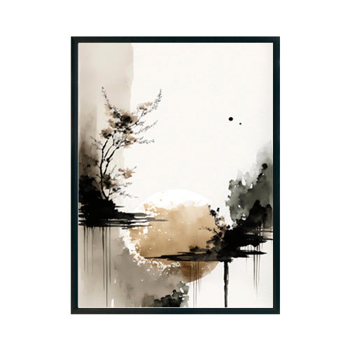 Japandi Art. cuadro decorativo para sala moderna | arte para hogar | Studio MagArt