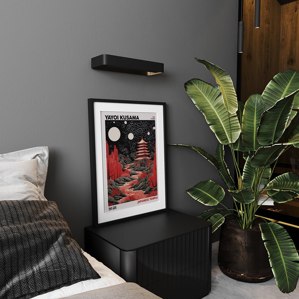 Japanese Temple Yayoi Kusama cuadro decorativo para sala moderna | arte para hogar | Studio MagArt