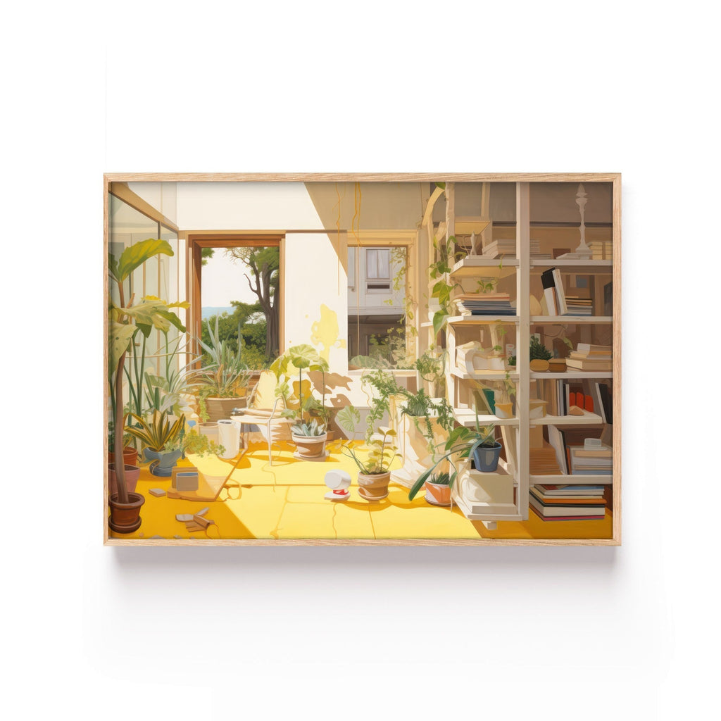 Jardín de Invierno cuadro decorativo para sala moderna | arte para hogar | Studio MagArt