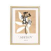 Jardin Lirio Blanco – cuadro decorativo con marco dorado | Studio MagArt