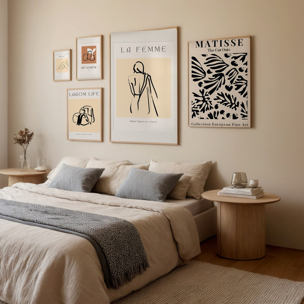 La Femme de Espaldas cuadro decorativo para sala moderna | arte para hogar | Studio MagArt