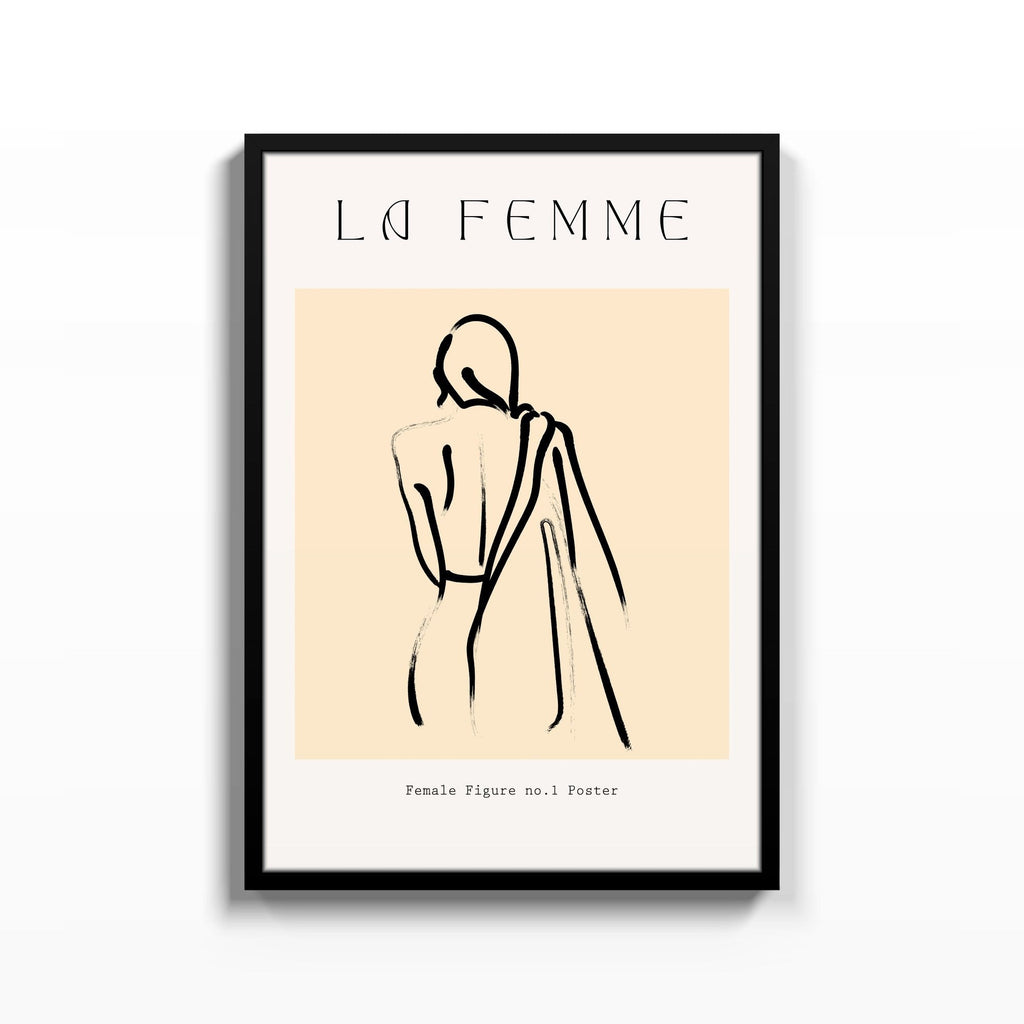 La Femme de Espaldas cuadro decorativo para sala moderna | arte para hogar | Studio MagArt