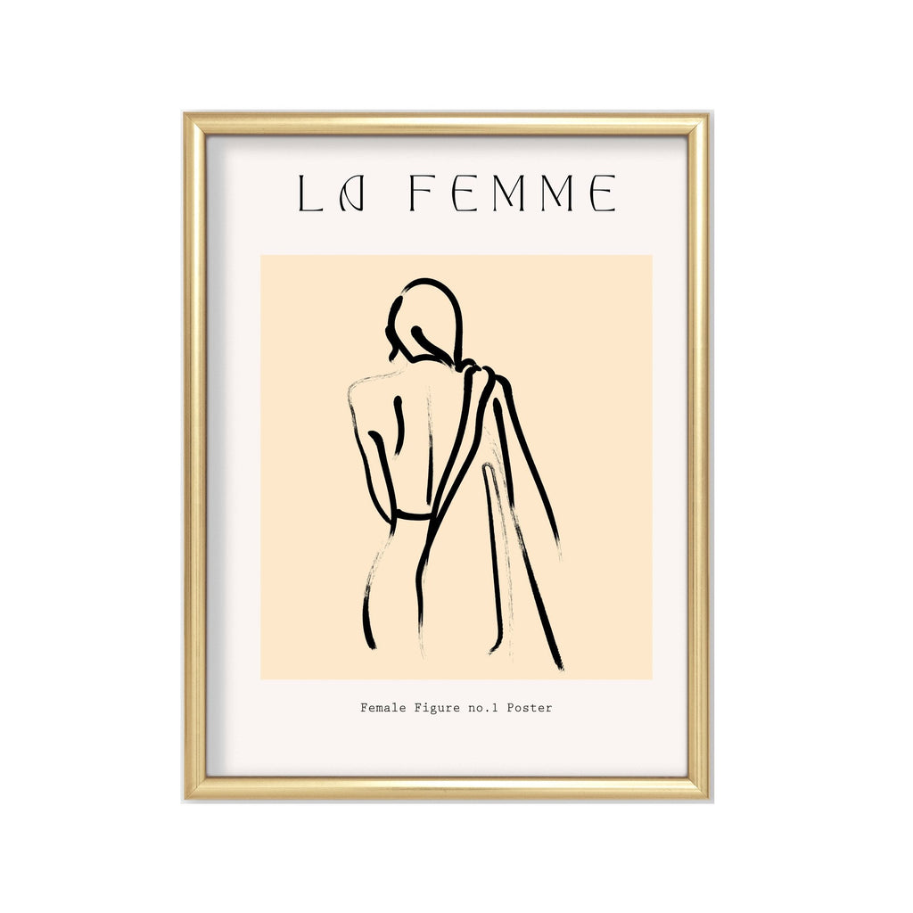 La Femme de Espaldas cuadro decorativo para sala moderna | arte para hogar | Studio MagArt