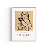 La Femme Florecida – cuadro decorativo con marco natural | Studio MagArt