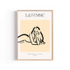 La Femme Recostada – cuadro decorativo con marco natural | Studio MagArt