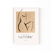 La Femme Torso – cuadro decorativo con marco blanco | Studio MagArt