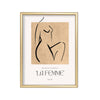 La Femme Torso – cuadro decorativo con marco dorado | Studio MagArt