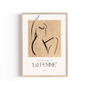 La Femme Torso – cuadro decorativo con marco natural | Studio MagArt