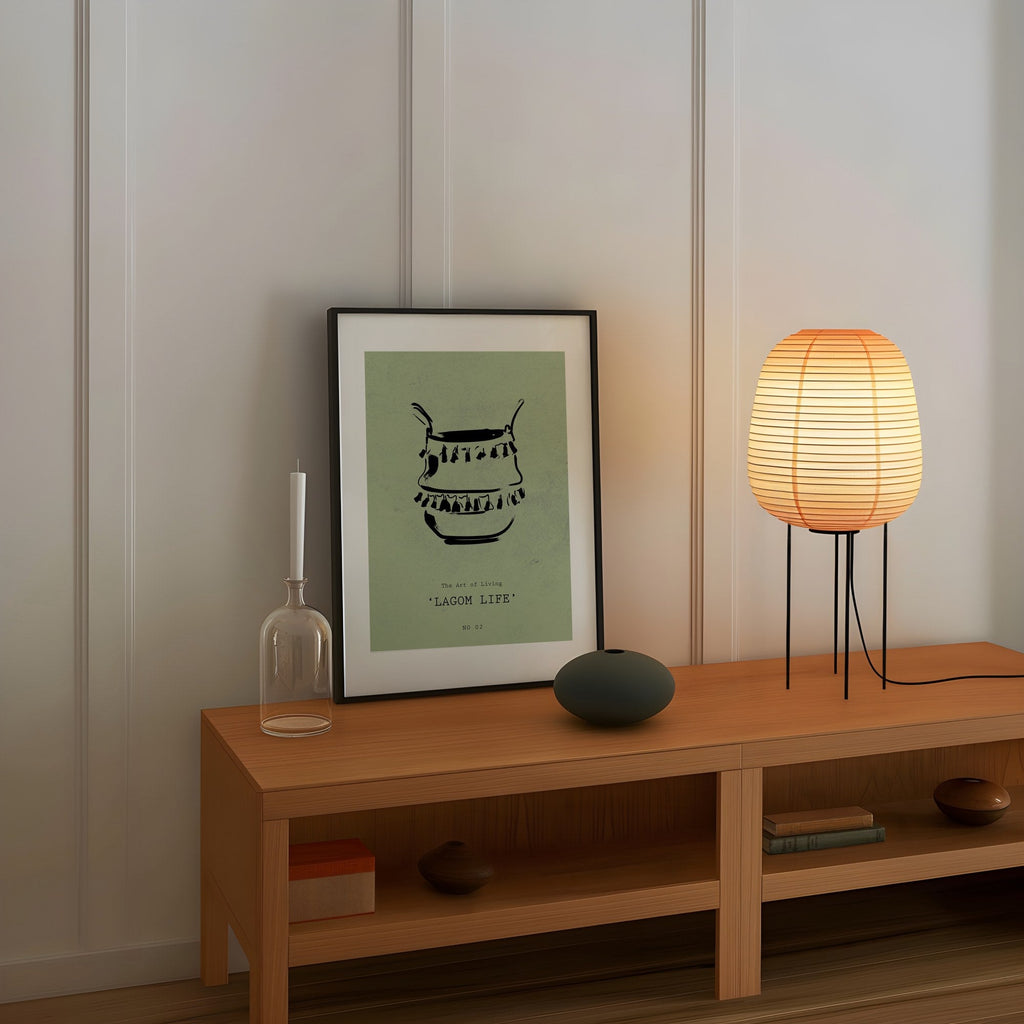 Lagom Life cuadro decorativo para sala moderna | arte para hogar | Studio MagArt