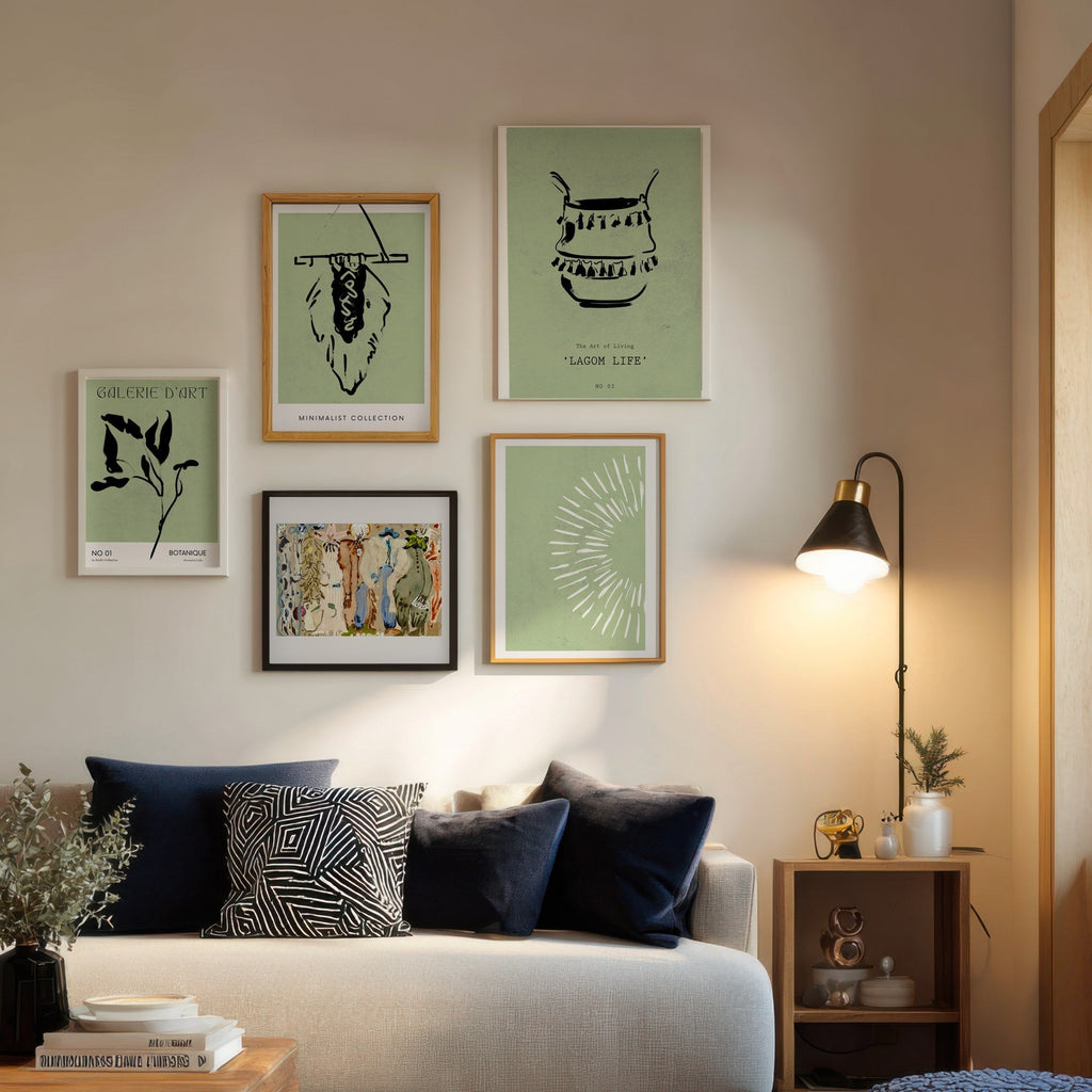 Lagom Life cuadro decorativo para sala moderna | arte para hogar | Studio MagArt
