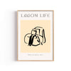 Lagom Life Bolsos – cuadro decorativo con marco natural | Studio MagArt