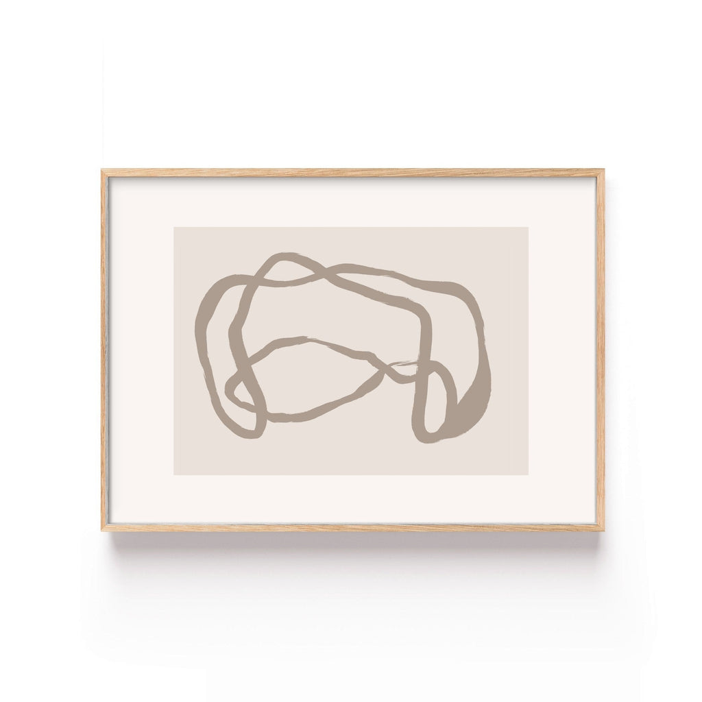Lazo Gris cuadro decorativo para sala moderna | arte para hogar | Studio MagArt