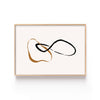 Lazo Infinito – cuadro decorativo con marco natural | Studio MagArt