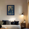 Lectores en Azul cuadro decorativo para sala moderna | arte para hogar | Studio MagArt