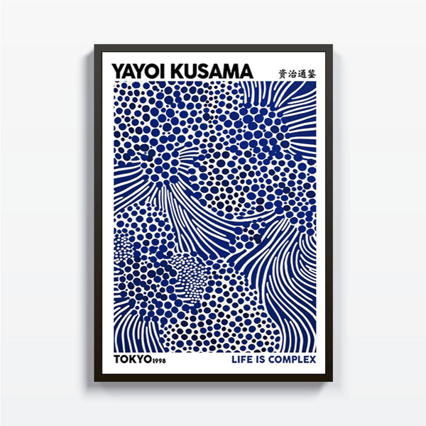 Life Is Complex Yayoi Kusama cuadro decorativo moderno para hogar | Studio MagArt