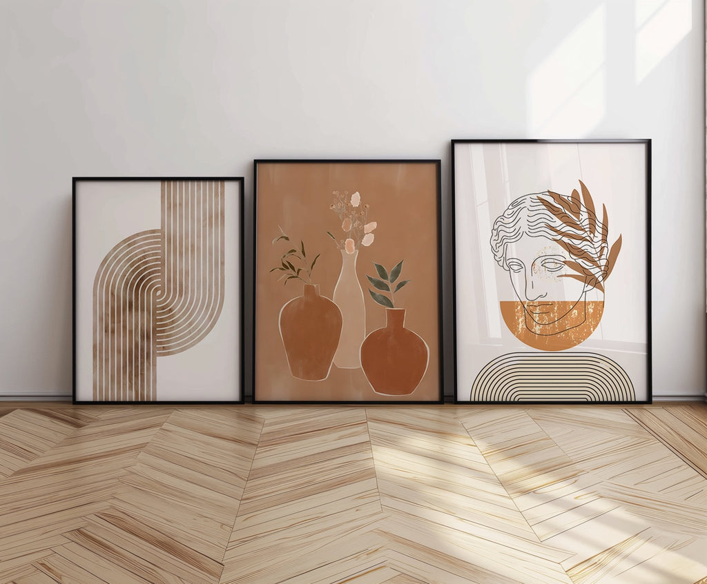 Lineas Boho cuadro decorativo para sala moderna | arte para hogar | Studio MagArt