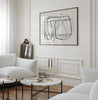 Líneas en Movimiento cuadro decorativo para sala moderna | arte para hogar | Studio MagArt