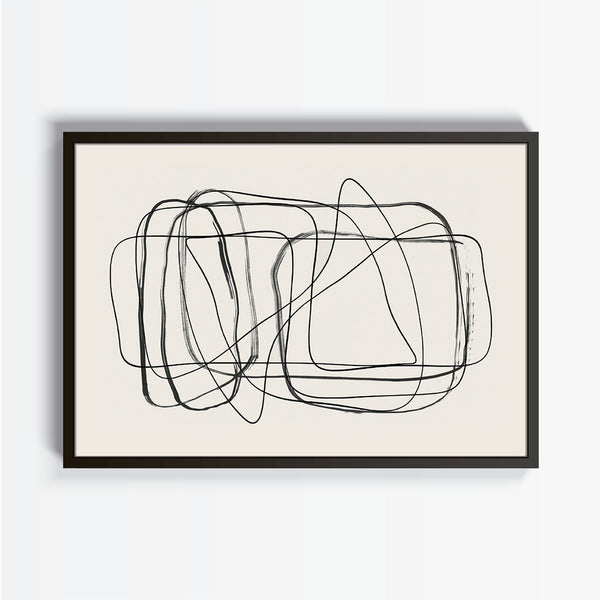 Líneas en Movimiento cuadro decorativo para sala moderna | arte para hogar | Studio MagArt