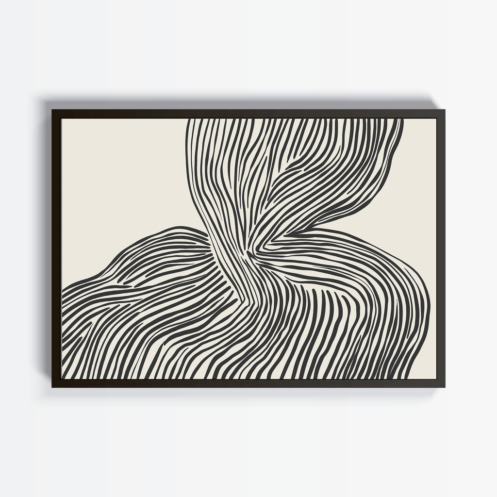 Abstracto Lineas Negras - Studio MagArt