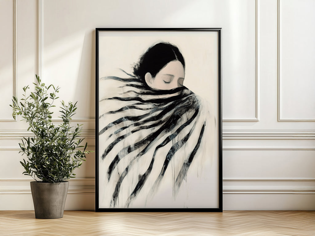 Lo que el viento no dijo cuadro decorativo para sala moderna | arte para hogar | Studio MagArt