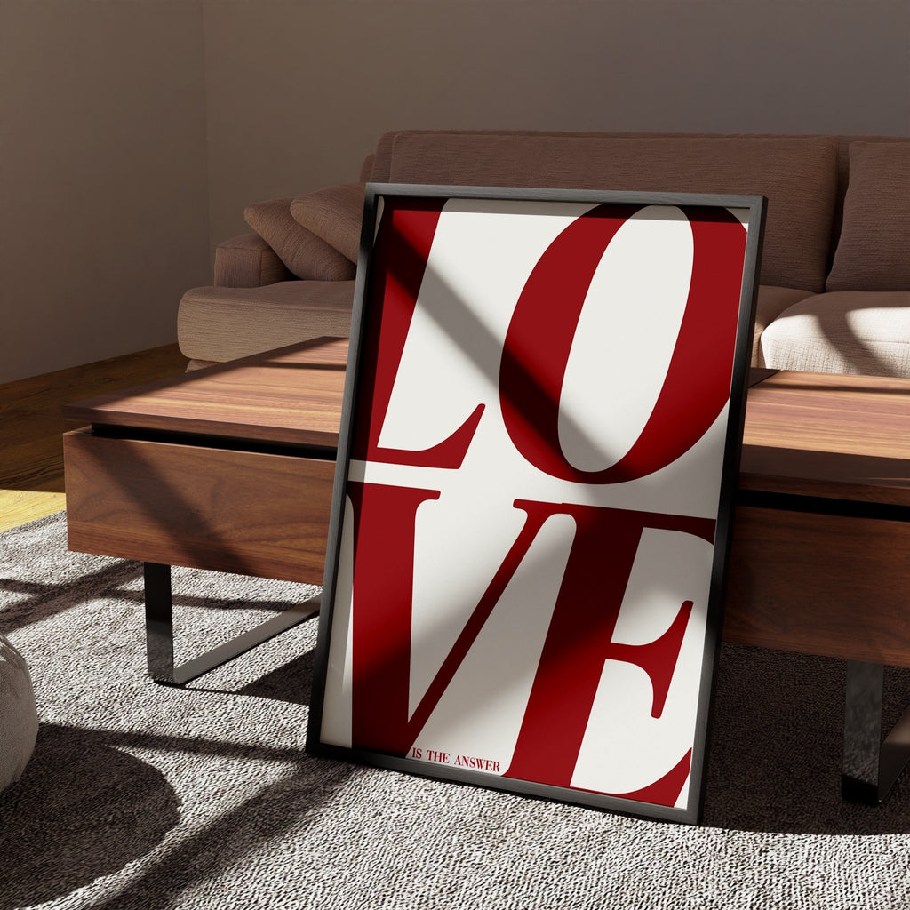 LOVE cuadro decorativo para sala moderna | arte para hogar | Studio MagArt