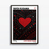 Loves Needs Heart Yayoi Kusama cuadro decorativo para sala moderna | arte para hogar | Studio MagArt