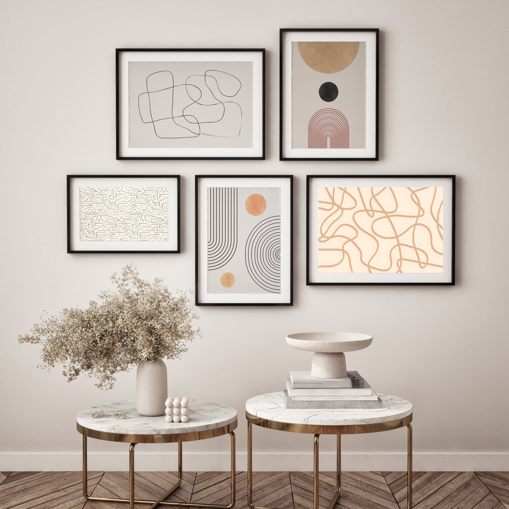 Luna Creciente cuadro decorativo para sala moderna | arte para hogar | Studio MagArt