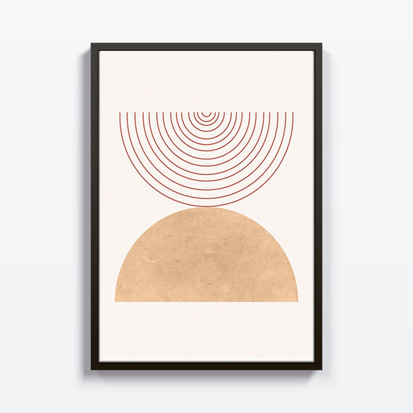 Luna lineas cuadro decorativo para sala moderna | arte para hogar | Studio MagArt