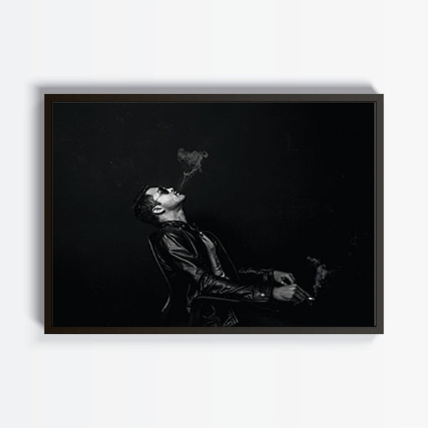 Man Smoking cuadro decorativo para sala moderna | arte para hogar | Studio MagArt