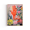 Mano entre Flores cuadro decorativo para sala moderna | arte para hogar | Studio MagArt