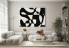 Lineas en Blanco y Negro - Fluidez en Movimiento Abstracto - Studio MagArt