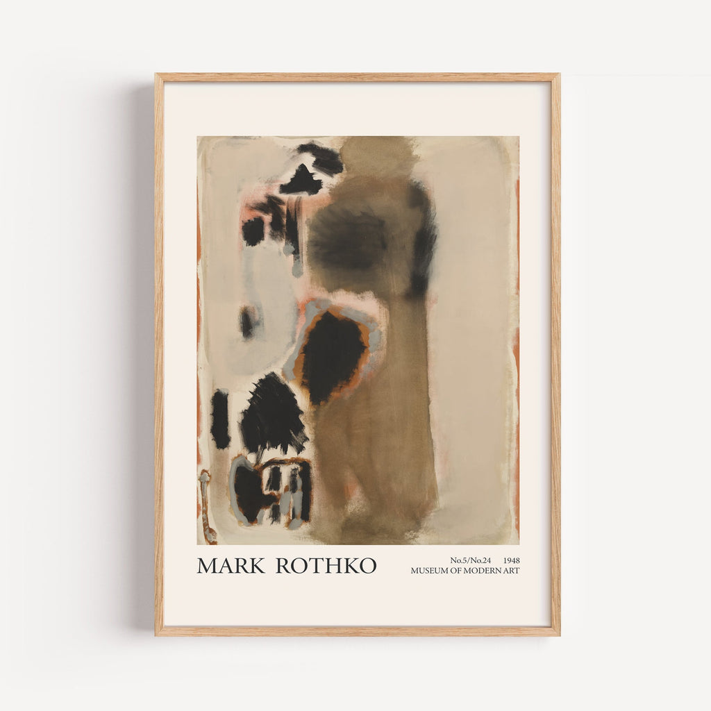Mark Rothko: N°24 1948 cuadro decorativo para sala moderna | arte para hogar | Studio MagArt