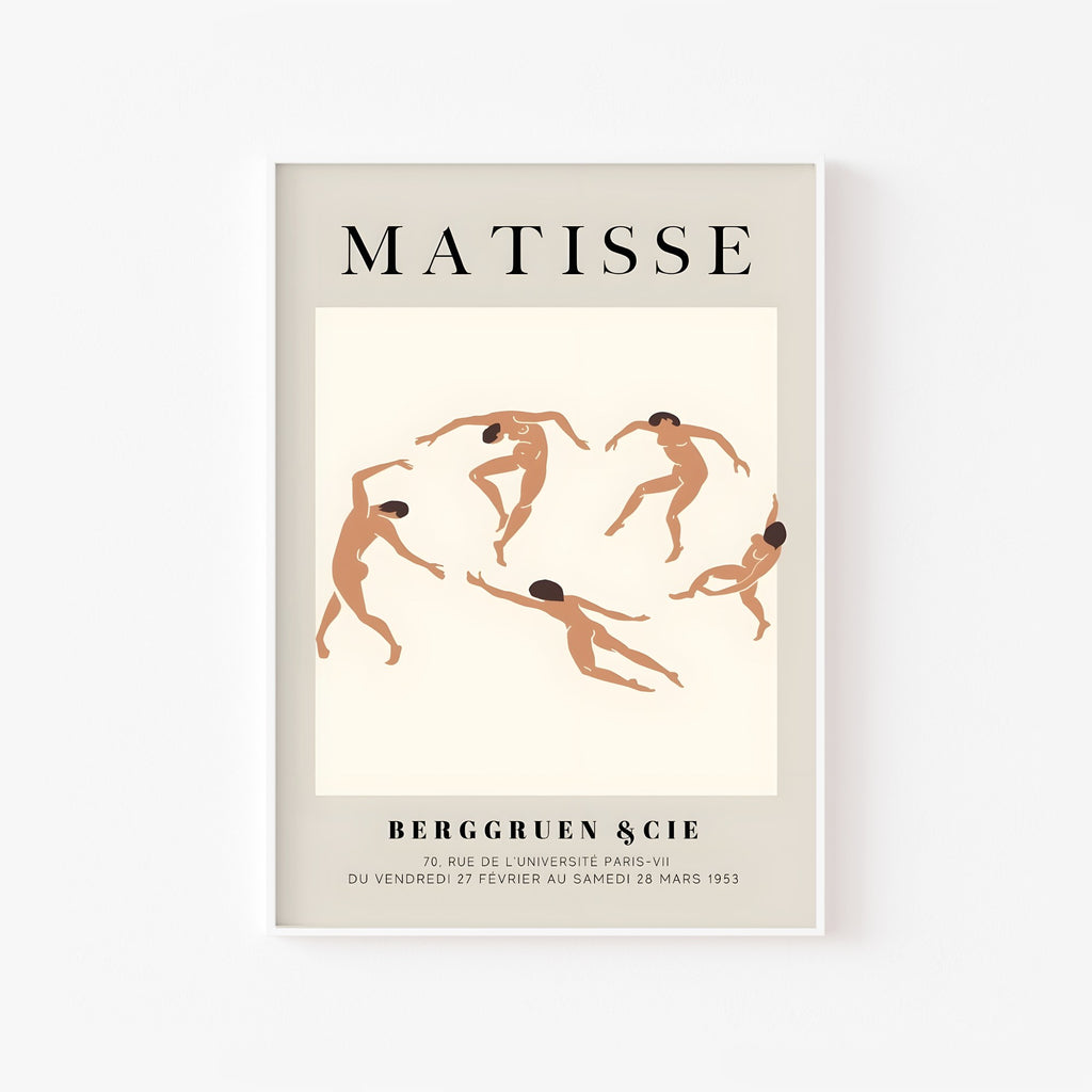 Matisse · Bailarines – cuadro decorativo con marco blanco | Studio MagArt