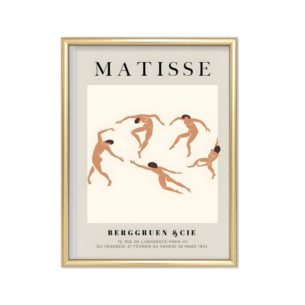 Matisse · Bailarines – cuadro decorativo con marco dorado | Studio MagArt