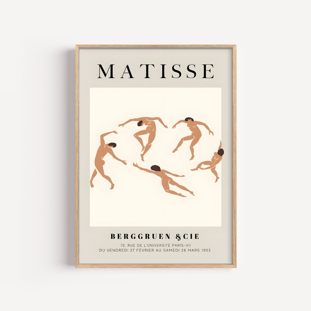 Matisse · Bailarines – cuadro decorativo con marco natural | Studio MagArt