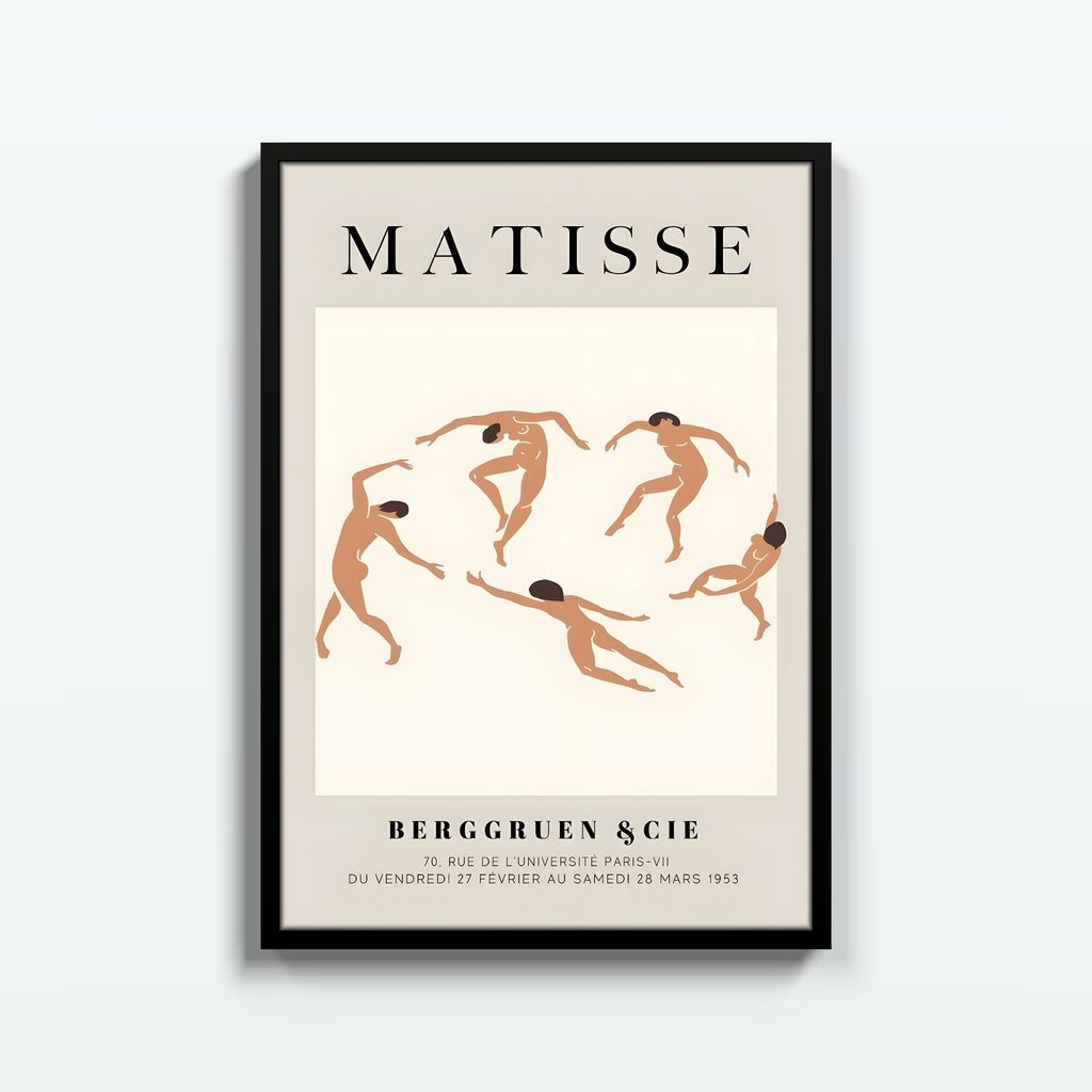 Matisse · Bailarines – cuadro decorativo con marco negro | Studio MagArt