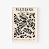 Matisse · Hojas Negras – cuadro decorativo con marco blanco | Studio MagArt