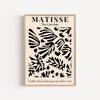 Matisse · Hojas Negras – cuadro decorativo con marco natural | Studio MagArt