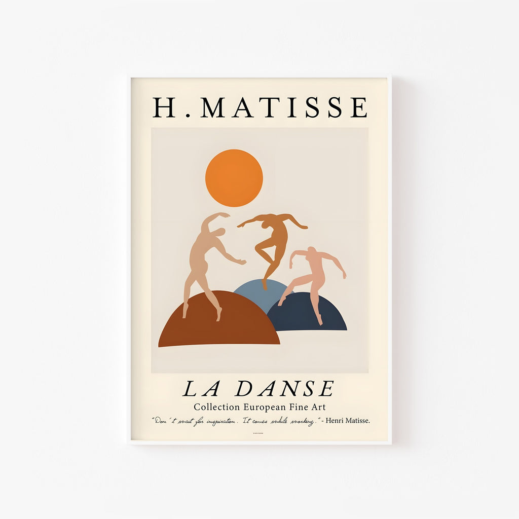 Matisse · La Danse – cuadro decorativo con marco blanco | Studio MagArt