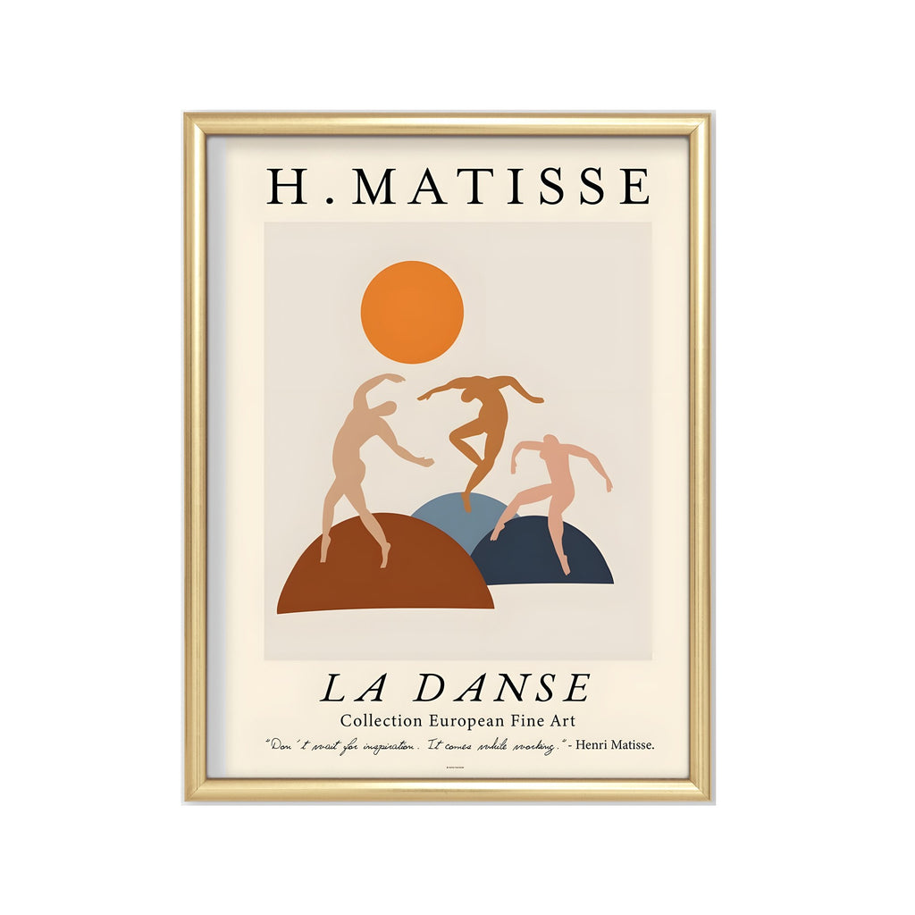 Matisse · La Danse – cuadro decorativo con marco dorado | Studio MagArt