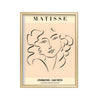 Matisse · Musa – cuadro decorativo con marco dorado | Studio MagArt