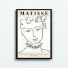 Matisse · Retrato con Flores – cuadro decorativo con marco negro | Studio MagArt