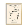 Matisse · Rostro – cuadro decorativo con marco dorado | Studio MagArt