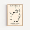Matisse · Rostro – cuadro decorativo con marco natural | Studio MagArt