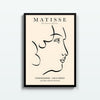 Matisse · Rostro – cuadro decorativo con marco negro | Studio MagArt