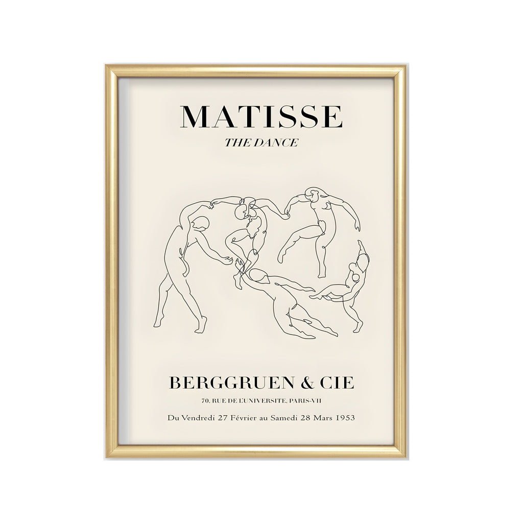 Matisse · The Dance – cuadro decorativo con marco dorado | Studio MagArt